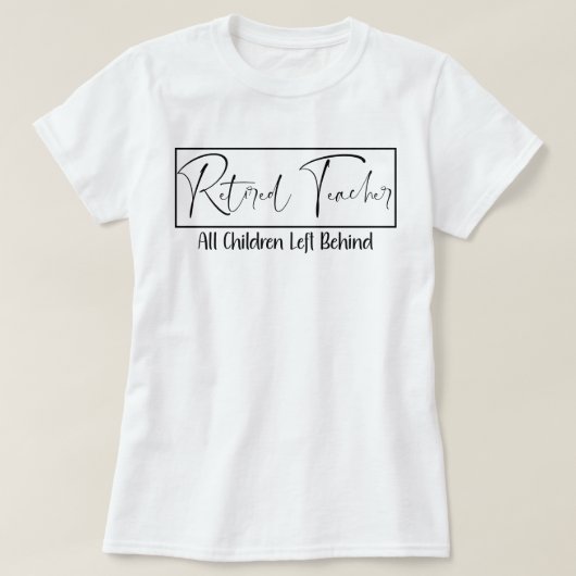 Lehrerin, die alle Kinder Links, hinter der Sonne T-Shirt (Design vorne)