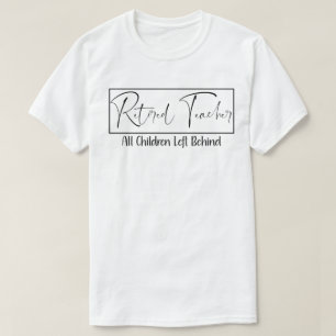 Lehrerin, die alle Kinder Links, hinter der Sonne T-Shirt