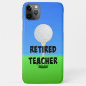 Lehrerin, die den Golfball im T-Shirt trainiert Case-Mate iPhone Hülle (Rückseite)