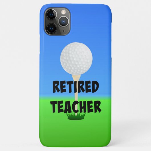 Lehrerin, die den Golfball im T-Shirt trainiert Case-Mate iPhone Hülle (Rückseite)