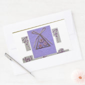 Lehrerin, du lehrst mich für die Hoffnung für die  Rechteckiger Aufkleber (Umschlag)