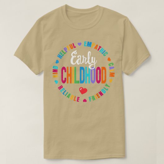 Lehrerin Early Chilhood SQUAD Vorschuldirektor Sta T-Shirt (Design vorne)