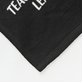 Lehrerin Erntedank Ein dankbarer Lehrer Fall Aut Fleecedecke (Ecke)