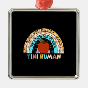 Lehrerin Es ist ein guter Tag, Tini menschlichen Ornament Aus Metall