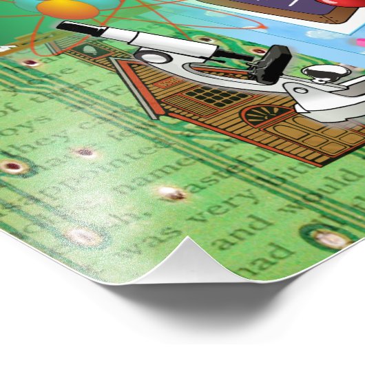 Lehrerin Fotodruck (Ecke)