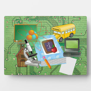 Lehrerin Fotoplatte