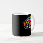Lehrerin Funny Rainbow Zurück nach Scho Kaffeetasse (VorderseiteRechts)