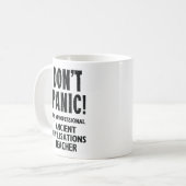 Lehrerin für antike Zivilisationen Kaffeetasse (Vorderseite Links)