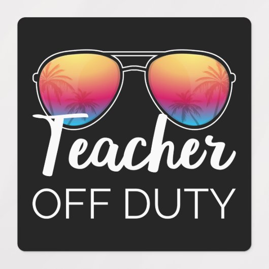 Lehrerin für Arbeit I Etiketten (Design 1)