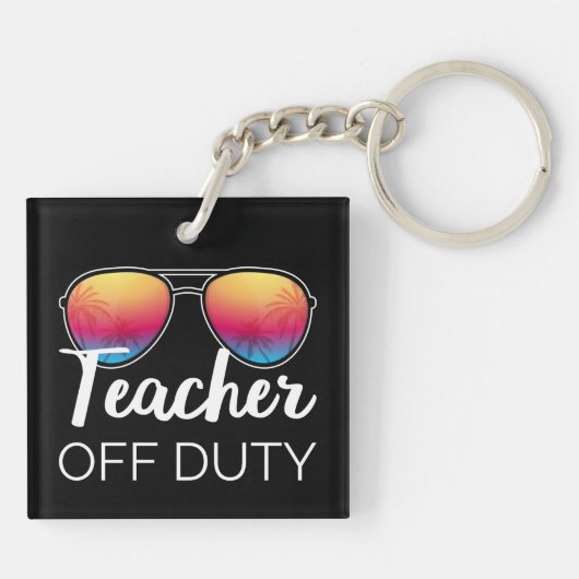 Lehrerin für Arbeit I Schlüsselanhänger (Rückseite)