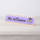 Lehrerin für Berufliche Weisen Schreibtischnamensplakette (Vorderseite )