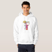 Lehrerin für Blume Hoodie (Vorne ganz)