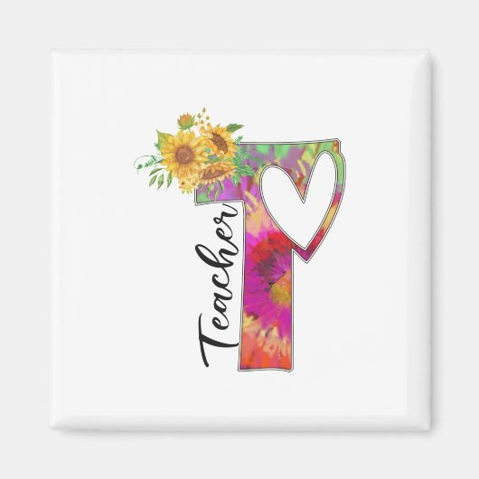 Lehrerin für Blume Magnet (Vorne)