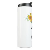 Lehrerin für Blume Thermosbecher (Nach links gedreht)