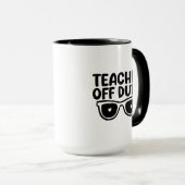 Lehrerin für dienstliche Wortart Tasse (VorderseiteRechts)