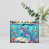 Lehrerin für Studentendolphin Postcard Postkarte (Stehend Vorderseite)