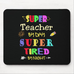 Lehrerin für Tag durch Nachtschwärmerin übermüdet Mousepad