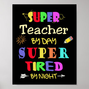 Lehrerin für Tag durch Nachtschwärmerin übermüdet Poster