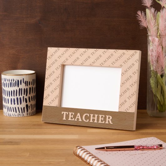 Lehrerin Geätzte Rahmen (Linke Ecke)