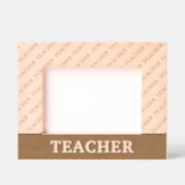 Lehrerin Geätzte Rahmen (Vorderseite)