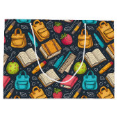 Lehrerin - Geschenktasche Große Geschenktüte (Rückseite)