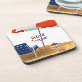 Lehrerin Getränkeuntersetzer (Linke Seite)