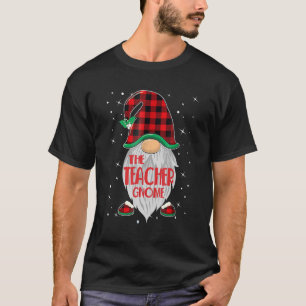Lehrerin Gnome Matching Familiengruppe Weihnachten T-Shirt