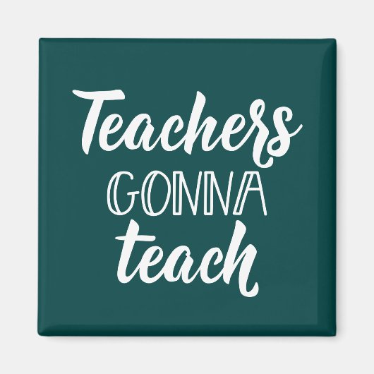 Lehrerin Gonna lehrt Magnet (Vorne)