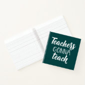 Lehrerin Gonna lehrt Notizblock (Innenseite)