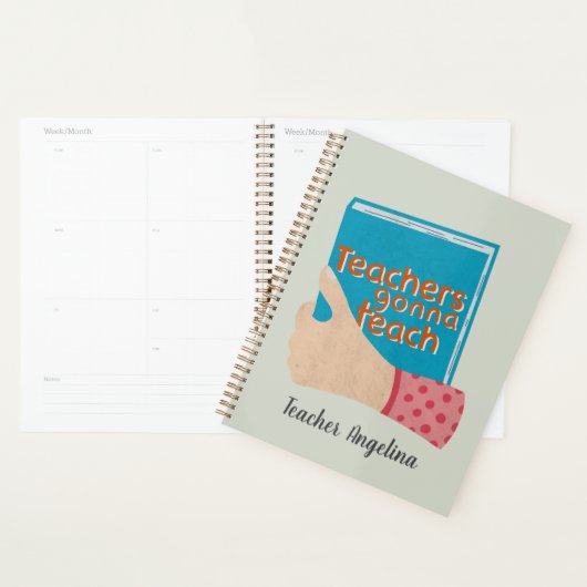 Lehrerin Gonna lehrt Planer (Anzeige)