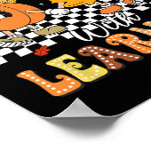 Lehrerin Halloween Fall in der Liebe mit Lernen Da Poster (Ecke)