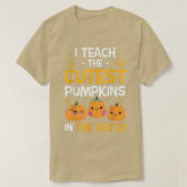 Lehrerin Halloween Lehrerin Kindergarten Niedliche T-Shirt (Design vorne)