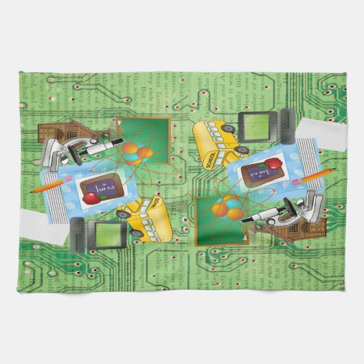 Lehrerin Handtuch (Horizontal)