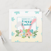 Lehrerin Happy Oaster Karte (Vorderseite/Rückseite Beispiel)