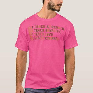 Lehrerin ich lehre schwarze Geschichte Monat Afrik T-Shirt