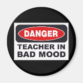 Lehrerin im Magnet "Bad Mood Spaß" (Vorne)