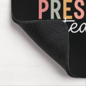 Lehrerin in der Vorschule zurück zur Schule Mousepad (Ecke)