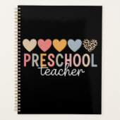 Lehrerin in der Vorschule zurück zur Schule Planer (Vorderseite)