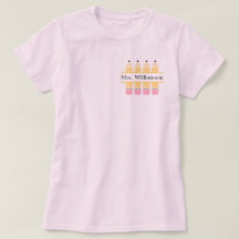 Lehrerin Individuelle Name Gelber Stift