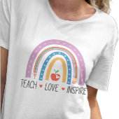 Lehrerin, Inspirierend Liebe T-Shirt