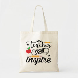 Lehrerin Inspiriert Tragetasche