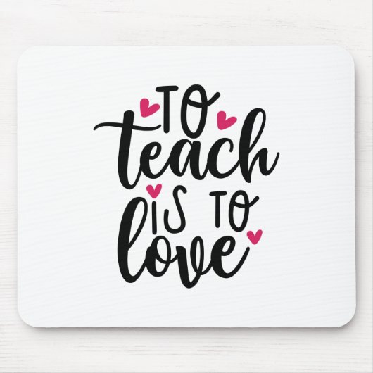 Lehrerin ist Liebe Mousepad (Vorne)