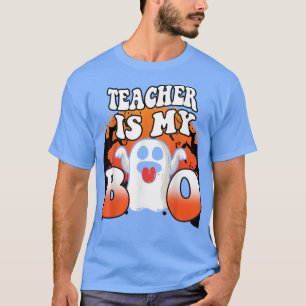 Lehrerin ist mein Boo Halloween Niedliche Ghost-Ko T-Shirt
