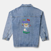 Lehrerin Jeansjacke (Rückseite)