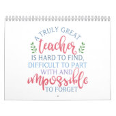 Lehrerin Kalender (Titelbild)