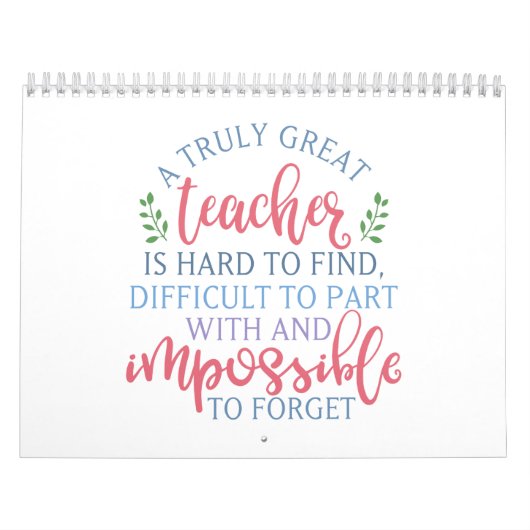 Lehrerin Kalender (Titelbild)