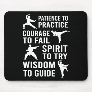 Lehrerin Karate Student Praktik Karate Tra Mousepad