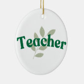 Lehrerin Keramik Ornament (Rechts)