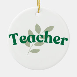 Lehrerin Keramik Ornament
