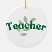 Lehrerin Keramik Ornament (Hinten)